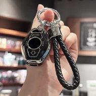 【Trusted】 TPU Key Fob Cover with Keychain Lanyard for BMW 3 5 7 Series M3 M5 M6 X3 X5 Z3 Z4 Z8