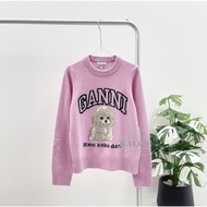 Ganni Doodle Cat Sweater (Pink)