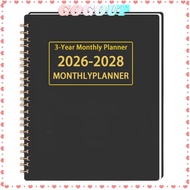 GOGOASDGRF Calendar Book, Yearly Goals Smooth Writing 3 Years Monthly Planner, Premium Annual Summar