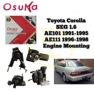 (1 YEAR WARRANTY) TOYOTA COROLLA SEG 1.6 AE101 1991-1995AE111 1996-1998 ENGINE MOUNTING BRAND OSUKA