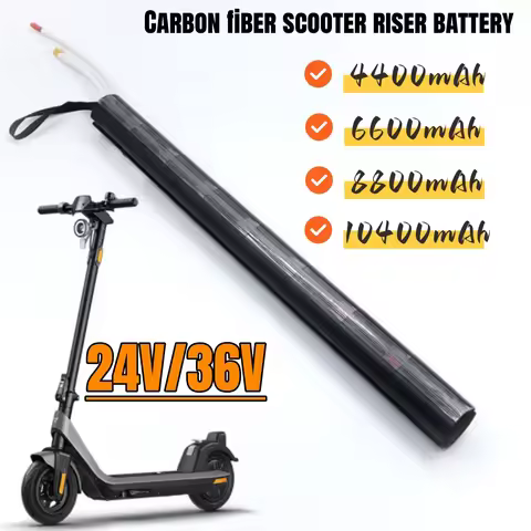 24V 36V 4.4Ah/6.6Ah/8.8Ah/10.4Ah 18650 lithium ion carbon fiber scooter special battery is suitable 