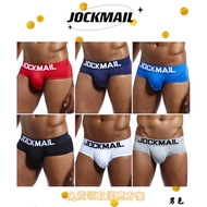 ️ Popular Style JOCKMAIL Triangle Boxer Briefs Sports Low-Waist Sexy U Convex Pouch Bag Men's Solid 