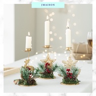 JMAISON Christmas Golden Candle Holder Candlestick Christmas Decorations 北欧圣诞烛台