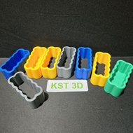 Makita 2x5 battery mold, 18650 cell, 3D PRINTED battery frame - KST 3D