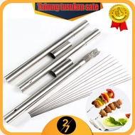 35cm Stainless Steel BBQ Skewer Storage Tube