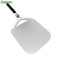 Stainless Steel Pizza Peel with Foldable Handle Pizza Lifter Transfer Tool Non-Stick Multi-function 