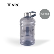 ViQ Gym Water Bottle 2L Large Capacity 1/2 Gallon Water Bottle