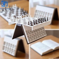 [Gazechimp] Innovative 3D Chess Book Game Board Set Educational Portable Chess for Parent Child Inte