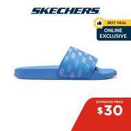 Skechers Online Exclusive Women Cali Side Lines 2.0 Reprezenta Walking Slides - 8730085-BLU