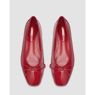 CIDER Bow Decor Square Toe Ballet Mary Jane Shoes