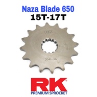 RK Front Sprocket Naza Blade 650 15T 16T 17T Depan Sprocket RK525 Gigi Rantai Xring Oring X-ring O-ring Spare Part