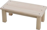 Kodai 330395 Wooden Step Stool, Load Capacity 220.5 lbs (100 kg), Made in Japan, Hinoki, Step Stand,