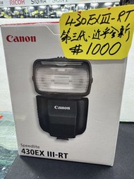 Canon 430EX III RT FLASH 98%new 三代最新款