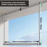 LG Jemuran Baju Gantung Adjustable Jemuran Gantung Dinding Jemuran Lifting Baju Jemuran Portable Lip