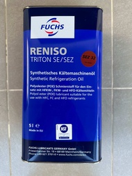 Fuchs Reniso Triton SEZ-32S(POE Oil 32SL-32S RL32H) น้ำมันคอมเพรสเซอร์ระบบทำความเย็น ขนาด 5 ลิตร สำห