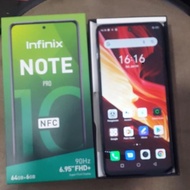 infinix note 10 pro NFC ram 6/64 second like new baru pakai 2 bulan