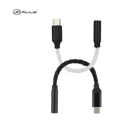 JCALLY JM04PRO Realtek ALC5686 DAC Digital Audio Adapter Decoding Line TYPEC to 3.5 for Android Phon