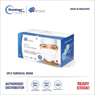 [SG Stock] 3Ply Surgical Mask | BFE 99.9% | IPTEC Disposable Medical Grade | CE EN 14683 Type IIR | 