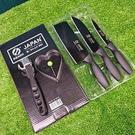 Combo bộ dao nhà bếp đa năng 5 món với kích thước và chức năng khác nhau ,lưỡi dao bằng thép không g