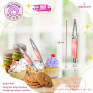 STAINLESS STEEL FOOD TONGS / STAINLESS STEEL FRYING TONGS / BOYO FOOD TONGS / QUALITY CROCODILE