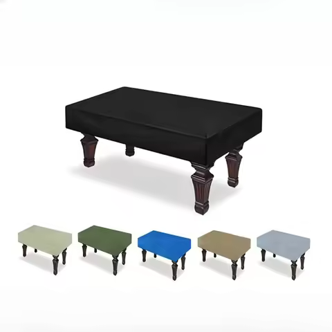 Pool Table Cover 7ft 8ft 9ft Heavy Duty Oxford Cloth Billiard Table Covers, Waterproof & Dustproof A