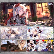Game Azur Lane Prinz Eugen Mousepad Large Keyboard Desk Mat Gaming Mouse Pad LockEdge Non-slip Mat