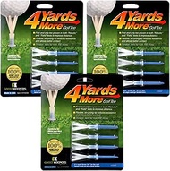 4 Yards More Golf Tee (3 1/4") 3 Pack (12 Tees)
