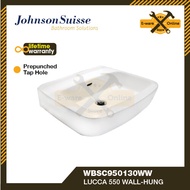 Johnson Suisse Lucca 550 Wall Hung Basin Set Bathroom Basin Toilet Basin Wash Basin Ceramic Basin 洗手