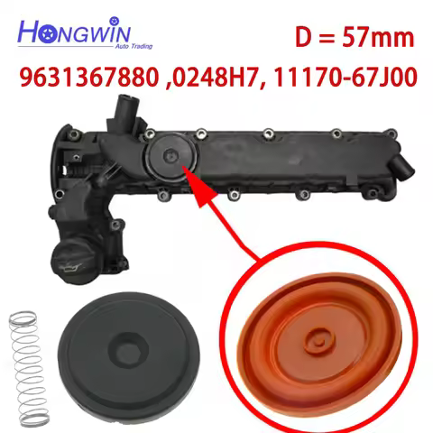 9631367880 0248H7 11170-67J00 PCV Valve Cover Repair Kit Membrane For Peugeot 406 607 806 Citroen C5