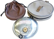 Iwatani Materials Hot Water Bottle, Winter Ally for Camper, Compatible with Direct Fires, Metal Hot Water Bottle, Diameter Approx. 8.1 inches (20.5 cm), Mini Round Bag, Carrying Case Set, Camping,