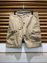 UNIQUE｜全新現貨 46折 TOMMY HILFIGER JOHN CARGO SHORTS 卡其色 工作口袋短褲 工裝