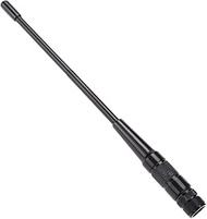 SG Store Black Walkie Talkie Antenna 144/430 MHz Dual-Band High Gain Handheld BNC Antenna Compatible