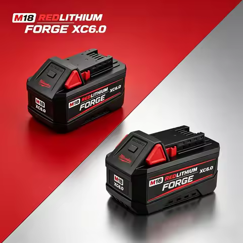 M18 Milwaukee Forge latest 18V 6Ah Lithium ion Batter,for Milwaukee M18 Series Rechargeable Battery 