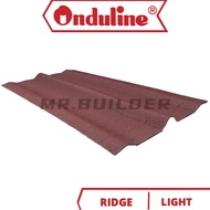 ONDULINE Roof Ridges Roofing 1000mm x 500mm Fittings Red Black Brown Green Light Weight Rabung Genti