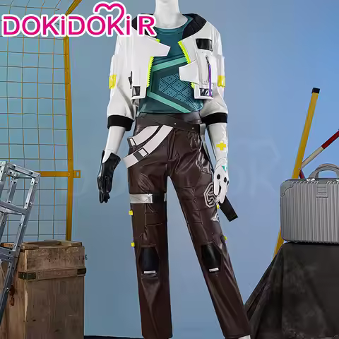 Deadlock Cosplay Costume Game Cosplay【S-2XL】DokiDoki-R Deadlock Men Suit Costume Halloween Cosplay P