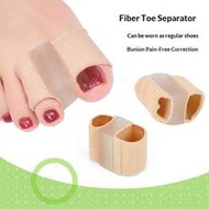 New Toe Separator For Bunion And Hallux Valgus, Dual-Hole Toe Sleeve, Elastic Fiber Sides With Soft 