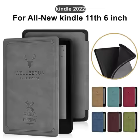 Kindle Case For All-New Kindle 11th 2022/2024 Released 6 inch C2V2L3/RS23CV K11/K12 Auto Sleep/Wake 