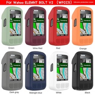 Skin-friendly Drop Resistant Anti-Drop Silicone Protective Compatible for wahoo ELEMNT BOLT V2 Premium-GPS Computer