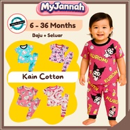 (6-36M) Baju Tidur Budak Perempuan Murah Baby Pyjamas Girl SDM Sedondon Kids Clothing Sleepwear