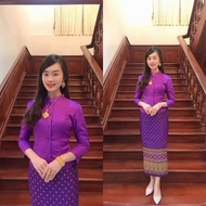 ชุดไทยประยุกต์ ชุดไทยจิตรลดา ไซส์32-46"(สอบถามไซต์ก่อนนะคะ)