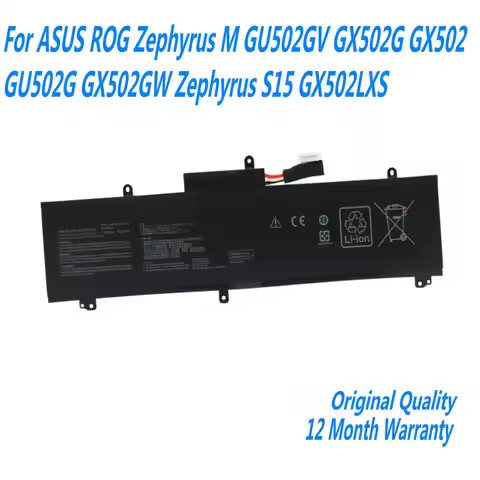 15.4V 76Wh C41N1837 Laptop Battery For Asus ROG Zephyrus M GU502GV GX502G GX502 GU502G GX502GW Zephy