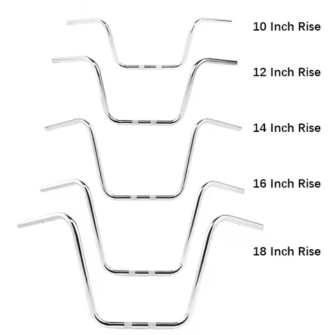 Motorcycle 10" 12" 14" 16" 18" Ape Hanger 1" Handlebar For Harley Softail FLST FXST Sportster