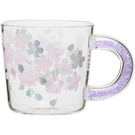 STARBUCKS Starbucks SAKURA 2023 beads handle heat-resistant glass mug 355ml