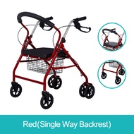 【UniHey】Rollator Walker for Adult Heavy Duty Medical Walker for Senior Citizen with Foot Rest