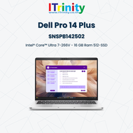 Dell Pro 14 Plus Laptop SNSPB142502 U7 เดลล์ คอมพิวเตอร์พกพา 14 นิ้ว 60 Hz Full HD 16GB+512GB รับปร