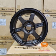 [4PCS] New Sport Rim 15inch Promax Wheels🇹🇭TE37 15X7JJ ET35 4H100 BR-Dark