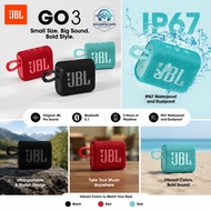 JBL GO3 GO4 Portable Bluetooth Speaker IP67 Waterproof Dustproof Mini Wireless Speaker