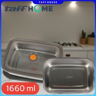 TaffHOME Spill-Proof Lunch Bento Box Stainless Steel 410 - KT275