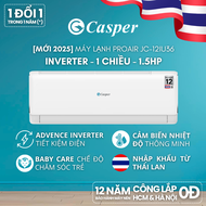 [Lắp đặt 0Đ HCM/HN] Máy lạnh Casper Inverter ProAir 1 chiều 1.5HP JC-12IU36 - Chính hãng - Bảo hành 