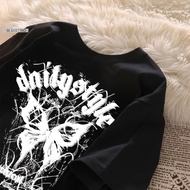 t shirt Butterfly daily style korean style kaos oversize wanita kaos wanita lengan pendek baju atasa